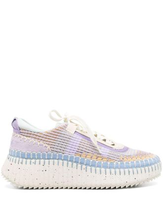 Chloé Nama sneakers - women - Leather - 39 - Purple