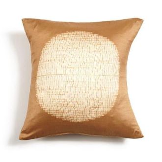 Studio Variously Shunya Black Handcrafted Shibori Print Mulberry Silk Pillow - Cover + Insert in Black/gold at Nordstrom