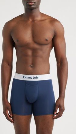 Tommy John Second Skin 4-Inch Golf Ball Waistband Boxer Briefs in Dress Blues Golf Ball Wb at Nordstrom, Size Xx-Large