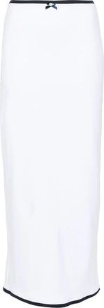 Rowen Rose Contrast-trim Maxi Skirt