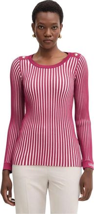Liu Jo Round-neck Knitwear - female - Liu Jo - Round-neck Knitwear - Red - XL - Knitwear