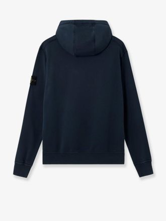 Stone Island Mens Sweatshirt Hooded Cotton Blue Sweatshirts Sweater