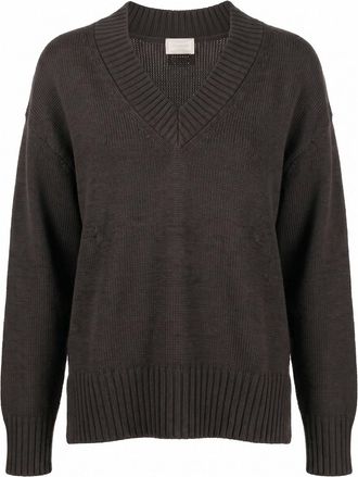 Drumohr Long Sleeve V-Neck Sweater