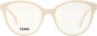 Fendi Demo Oval Ladies Eyeglasses FE50024I 025 52