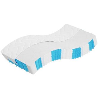 vidaXL Colch&oacute;n De Muelles Ensacados Firmeza Media 90x190 Cm Vidaxl