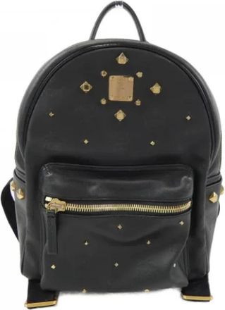 MCM Pre-owned Backpacks, male, Black, Size: ONE SIZE Pre-owned Fabric backpacks