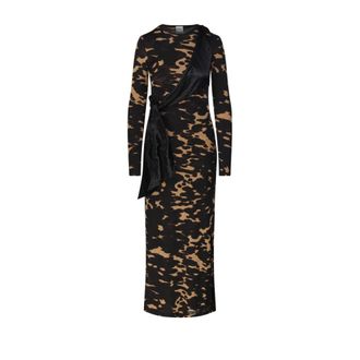 Nanushka Maxi Dresses, female, Black, Size: M Yura Dress