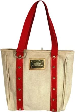 Louis Vuitton Pre-owned Tote Bags, female, Beige, Size: ONE SIZE Pre-owned Tote Bag