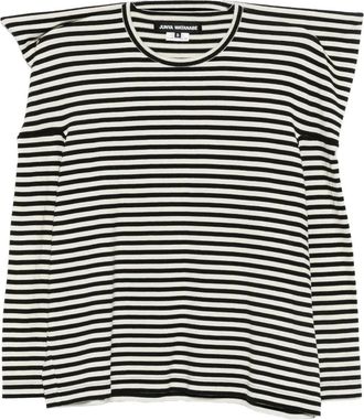 Junya Watanabe Blusa a righe - Nero