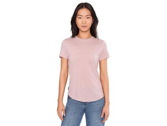 Icebreaker 125 Cool-Litetm Sphere III Short Sleeve T-Shirts Womens Clothing Pink Quartz : MD, Wool