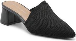 Adrienne Vittadini Sana Pointed Toe Slide Sandal in Black-Ss at Nordstrom Rack, Size 7.5
