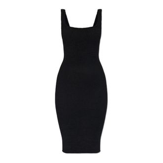 Hunza G Tank Dress - Dames - Korte kleedjes - Zwart - ONE Size - Kleedjes