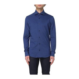 Paul & Shark Heren, Overhemden, Blauw, Maat: 4XL Katoen