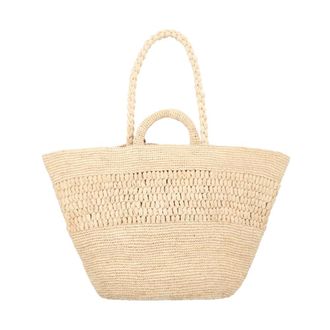 Maneb&igrave; Borsa in Rafia Fiji - - Bags - Donna - Beige - ONE SIZE