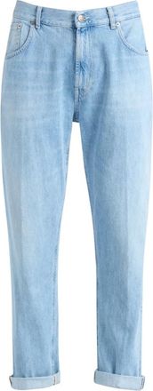 Dondup Straight Jeans, male, Blue, Size: W33 Loose Ervin in Denim 12.50 oz