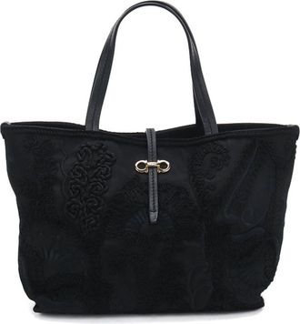 Ferragamo Black Nylon Tote Bag (Pre-Owned)