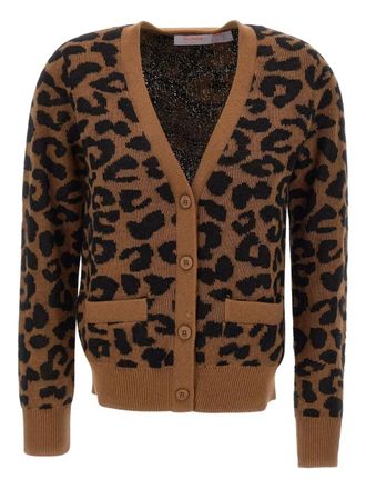 Sun 68 button cardigan - women - viscose/Acrylic - S - Brown