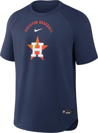 Nike Houston Astros Authentic Collection Batting Practice Pregame Nike Mens Dri-FIT MLB Top in Blue | 04HG160NHUS-7DX