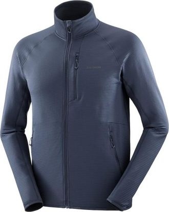 Salomon Essential Lightwarm Fleecejacke f&uuml;r Herren | blau