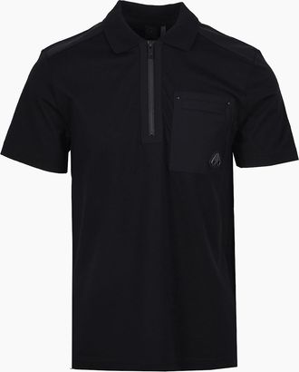 Moose Knuckles Mens MOOSE KNUCKLES DALON POLO BLACK - Size: 40