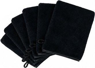 OEM 8 Guantes De Ducha De Microfibra, Toallita De 15x21 Cm, Suave Y Absorbente, Toalla De Ba&ntilde;o, Guantes Reutilizables Para Desmaquillar, Color Gris