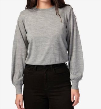 Cami NYC Gama Sweater In Silver Metallic