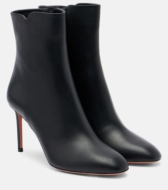 Aquazzura Sellier 85 leather ankle boots