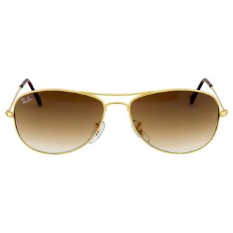 Ray-Ban Cockpit Light Brown Gradient Aviator Unisex Sunglasses RB3362 001/51 56