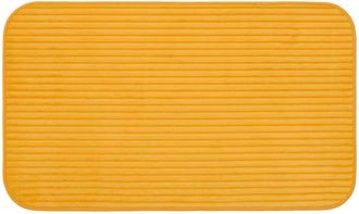 Gözze Badematte »Berlin« Höhe 7 mm rutschhemmend beschichtet fussbodenheizungsgeeignet Badteppich, Uni Farben, Cord Optik, waschbar