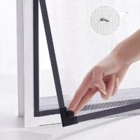 OEM Mosquitera Magn&eacute;tica Ajustable Para Ventanas, Tama&ntilde;o M&aacute;ximo 80 X 120 Cm, Compatible Con Cualquier Malla De Fibra De Vidrio M&aacute;s Peque&ntilde;a Con Marco Gris 