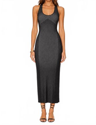 Iro Paris Kitzy Cross Back Knit Dress In Black
