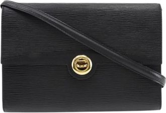 Louis Vuitton Pre-owned Mini Bag - Dames - Vintage Mini Tas - Zwart - ONE Size - Leer - Vintage