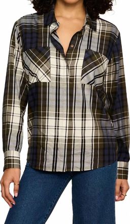 Sanctuary City Plaid Button Up Shirt In The