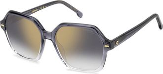Carrera 3026/S Zonnebril in Grijs Shaded Crystal/Grijs Shaded Goud - Dames - Zonnebrillen - Grijs - 56 MM - Accessoires