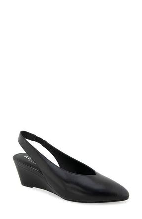 Aerosoles Carmenza Suede Slingback Pump in Black at Nordstrom, Size 8.5