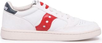 Saucony Jazz Court Schoenen in Wit/Rood - Heren - Sneakers - Wit - 40 EU - Schoenen