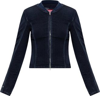 Diesel De-Gary-D Jogg Sweatshirt - Dames - Bomber jackets - Blauw - S - Katoen - Jassen