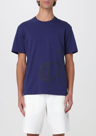 Just Cavalli T-shirt in cotone con maxi logo Just Cavalli