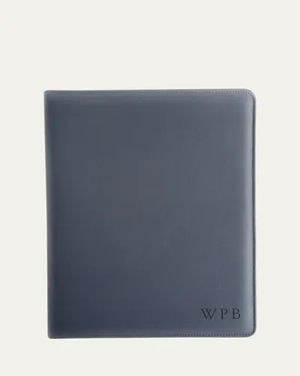 Royce Leather Personalized Executive Leather Document Organizer Folder