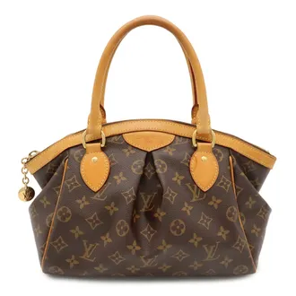 Louis Vuitton Brown Monogram Handbag Tote Bag (Pre-Owned)