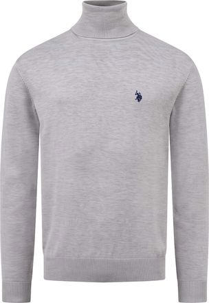 U.S.Polo Association heren coltrui - 100% katoen met geborduurd logo