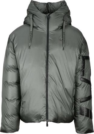 Emporio Armani Down Jacket with Zip - Green
