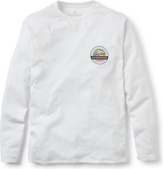 Passenger Odyssey Recycled Cotton L/S T-Shirt Longsleeve f&uuml;r Herren | wei&szlig;