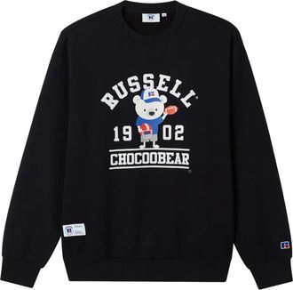 Chocoolate Sweater met print - Zwart