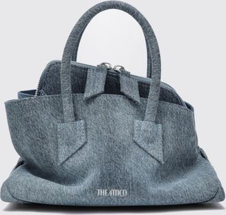 The Attico La Passeggiata Mini Bag in Denim with Double Handle