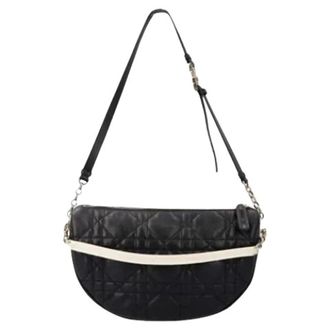 Dior Pre-owned Cross Body Bags, female, Black, Size: ONE SIZE Pre-owned Vibe Medium Hobo Bag