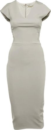 Victoria Beckham Abito con zip - Grigio