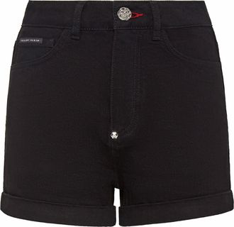 Philipp Plein Denim Hot pants