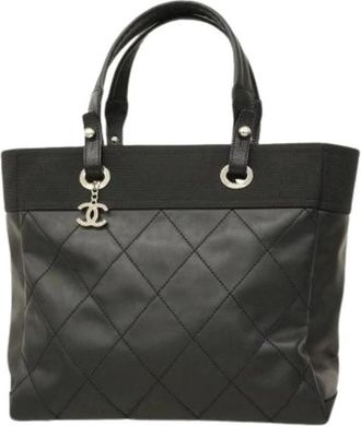 Chanel Pre-owned Tote Bags, female, Black, Size: ONE SIZE Pre-owned Vintage Tote Bag