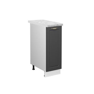 Vicco Armario De Farmacia Fame-line, Antracita-oro, 30 Cm, Et M&aacute;rmol Vicco